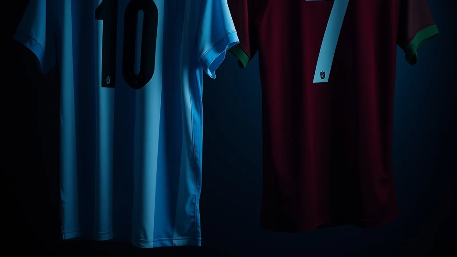 Messi × CR7 — Imagen de apertura de la comparación